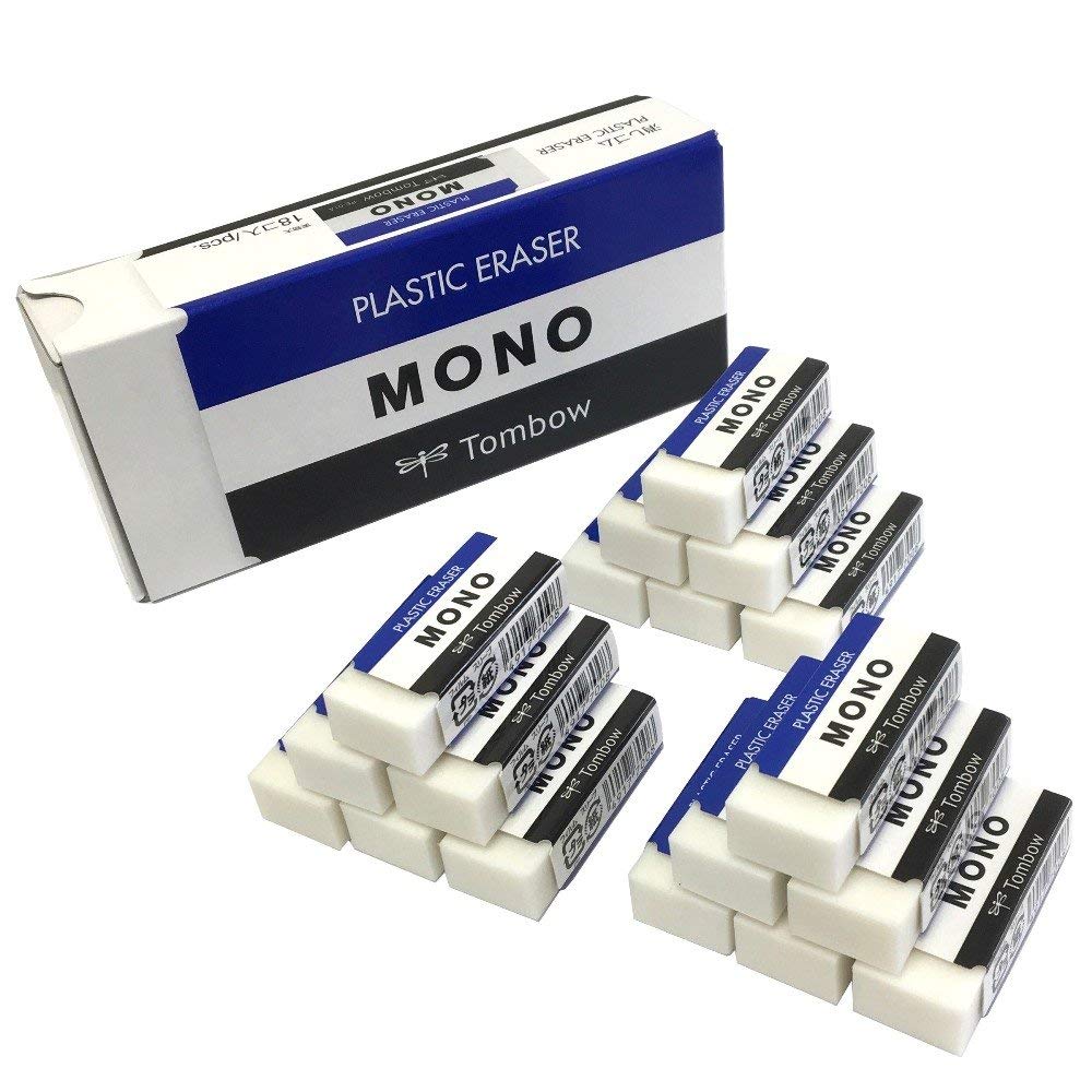 トンボ鉛筆 消しゴム MONO モノボックス 18個入