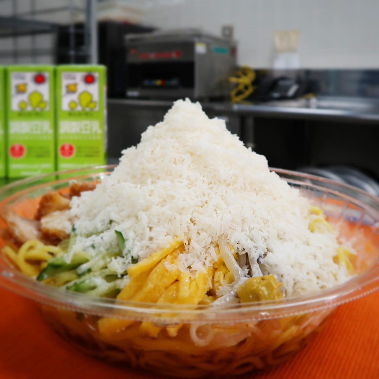 シャリシャリ豆乳冷やし中華