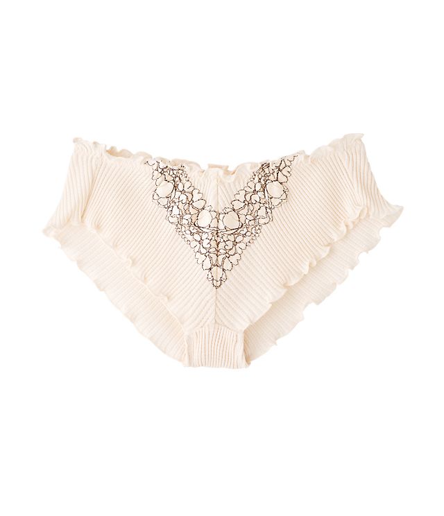 PEACH JOHN(ピーチジョン)「シルクコットンフレアパンティ」￥3,000