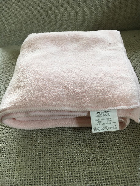 ハホニコ　ヘアドライタオル　マイクロファイバー