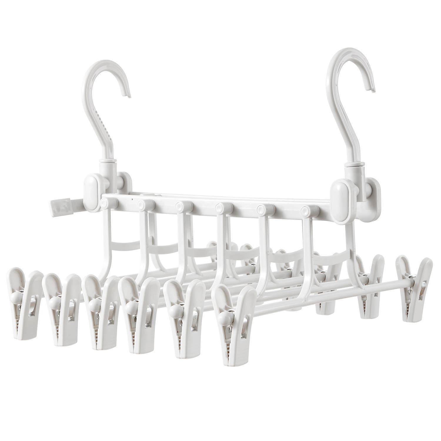 「ズボンハンガー 多機能 折りたたみ ハンガー」￥1,499