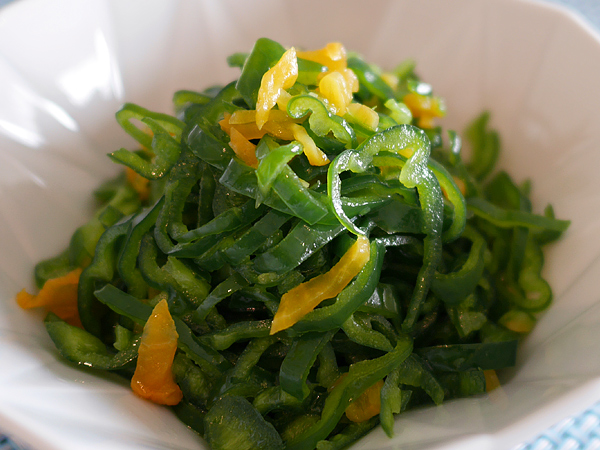 無限ピーマン　ピーマン　たくあん