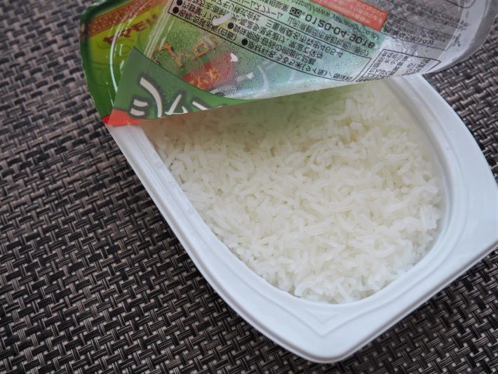 「ジャスミンライス」は電子レンジで2分