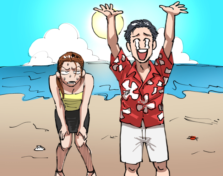 興味のない聖地巡りに連れ回される