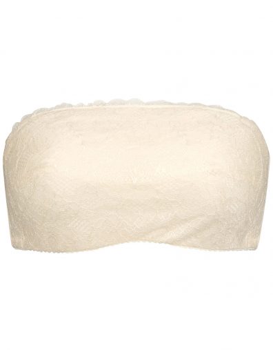 ワコール「小さく見せるブラ　ストラップレスタイプ　1／2カップブラ」￥4,800