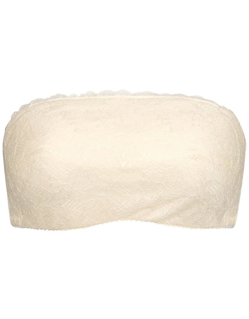 ワコール「小さく見せるブラ　ストラップレスタイプ　１／２カップブラ」￥4,800