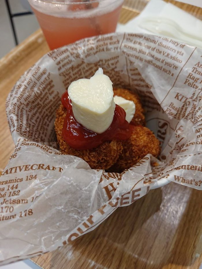 おっさんずラブカフェ『黒澤部長の特製アランチーニ』