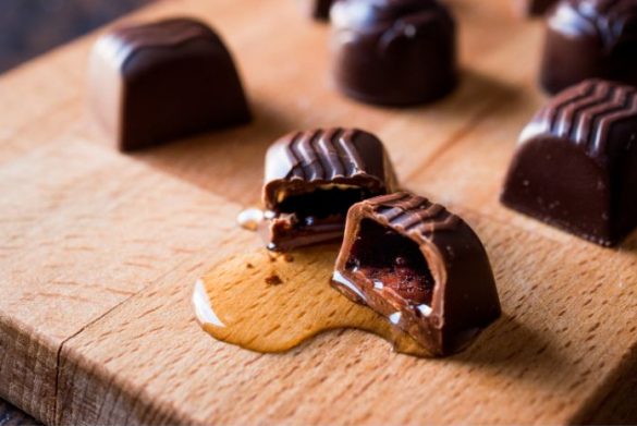 リキュール入りチョコレート