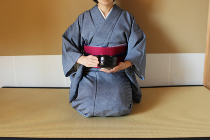 和服女性、着物、茶道