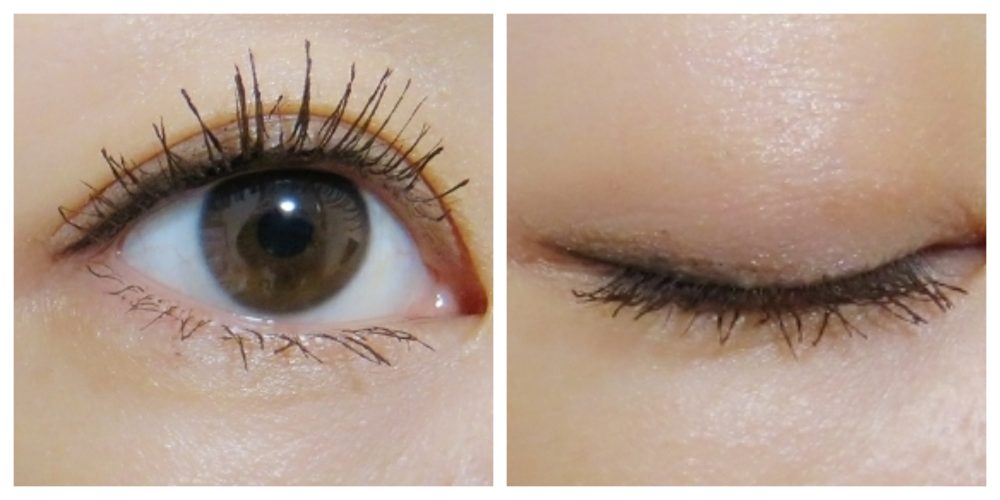 「ボリューム＆カールマスカラ スーパーWP 02ブラウン／ヒロインメイク（¥1,000）