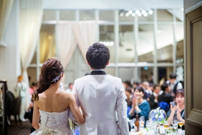 高校時代の友人の結婚式に参加