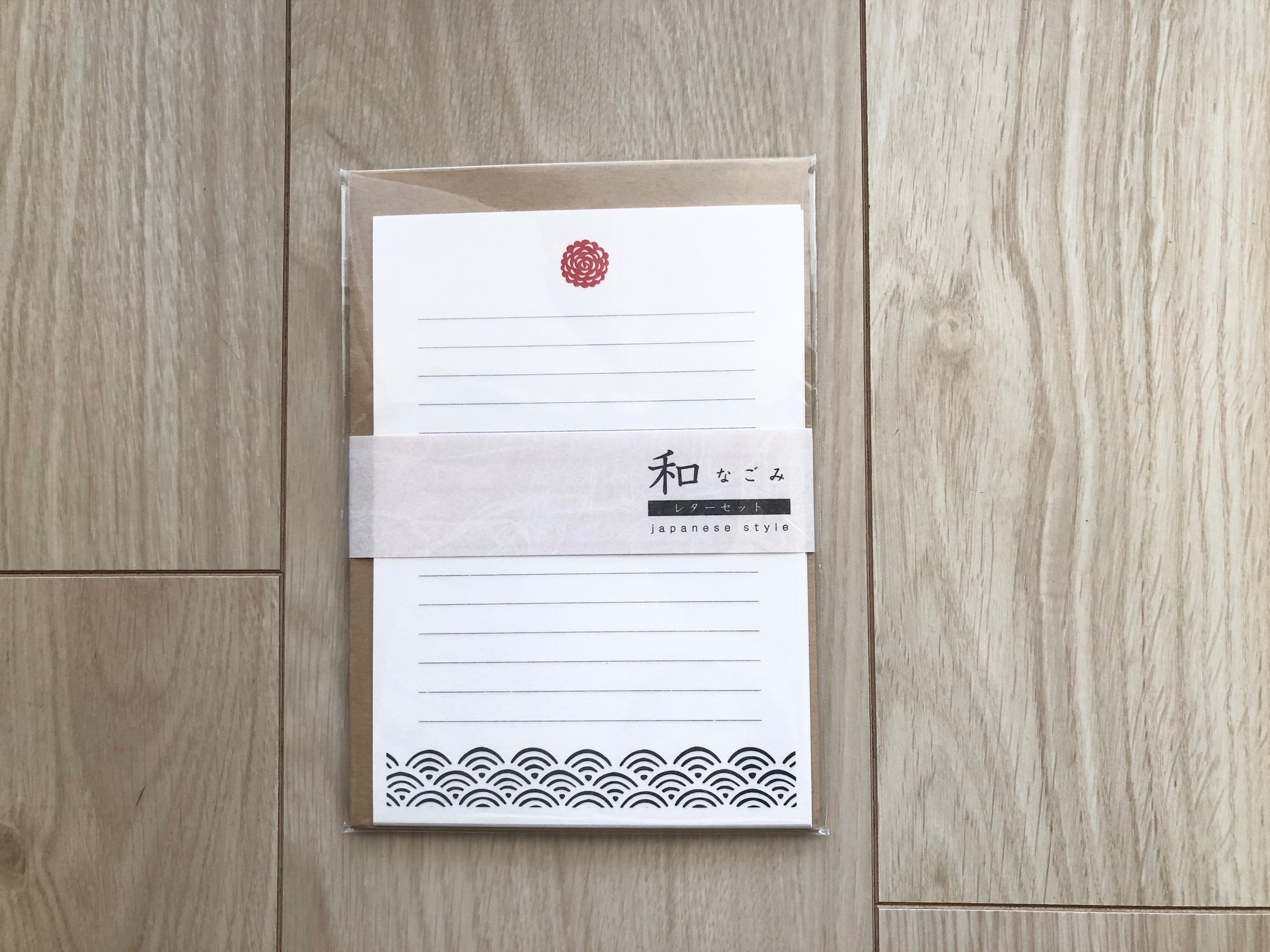 会社で使えるセリアグッズが可愛くて優秀　「なごみ レターセット」100円