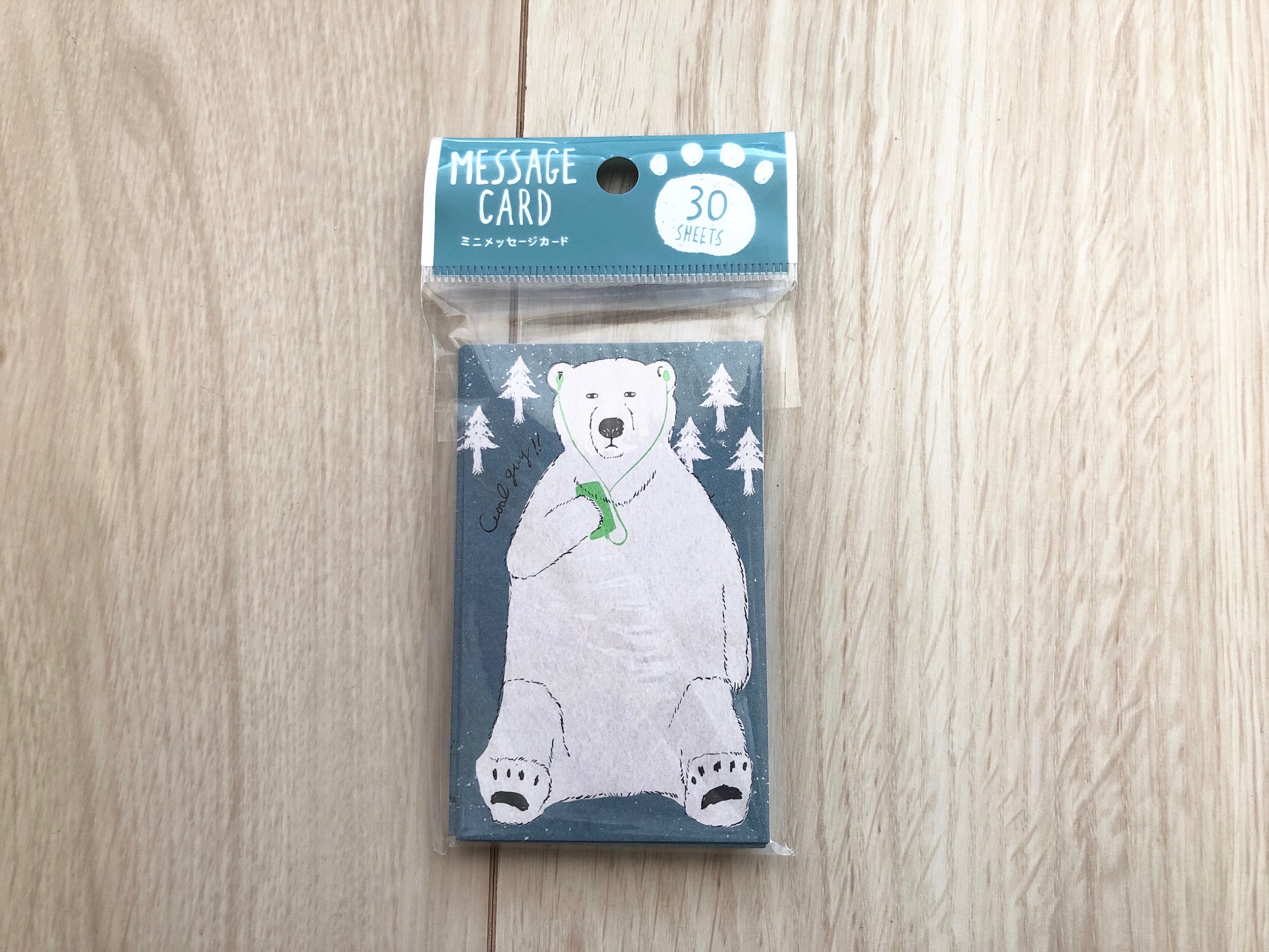 会社で使えるセリアグッズが可愛くて優秀　「ミニメッセージカード」100円