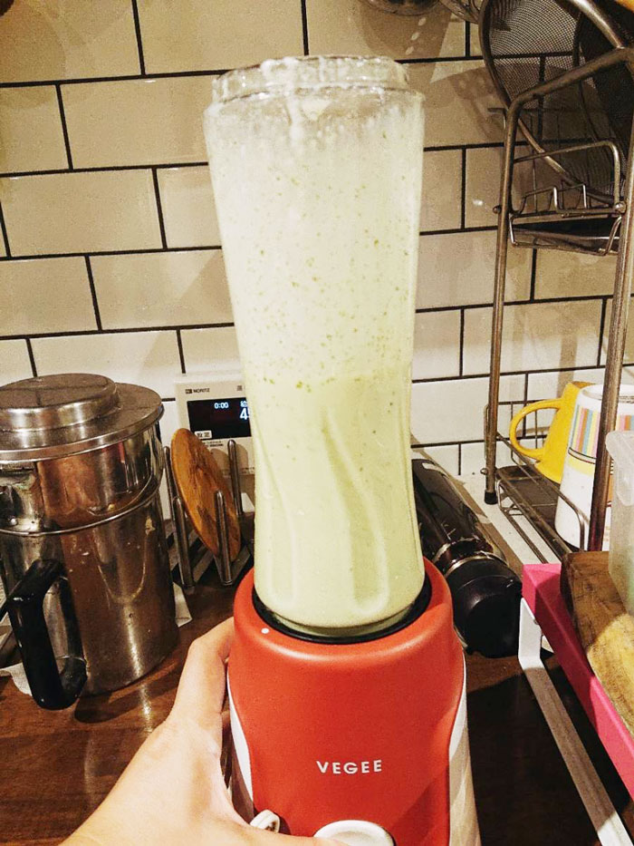 しそバナナヨーグルト