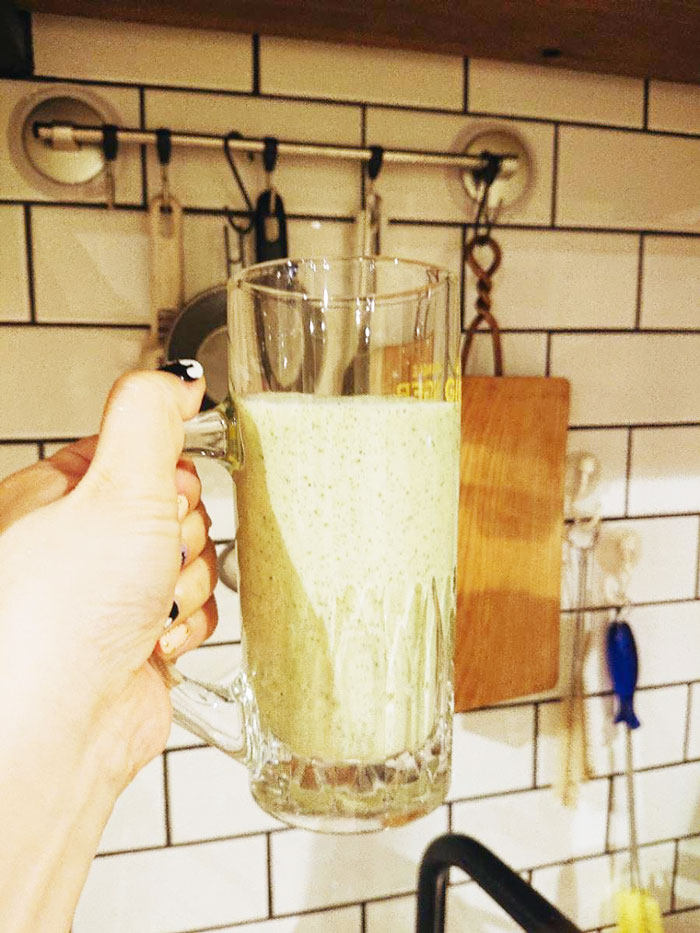 しそバナナヨーグルト