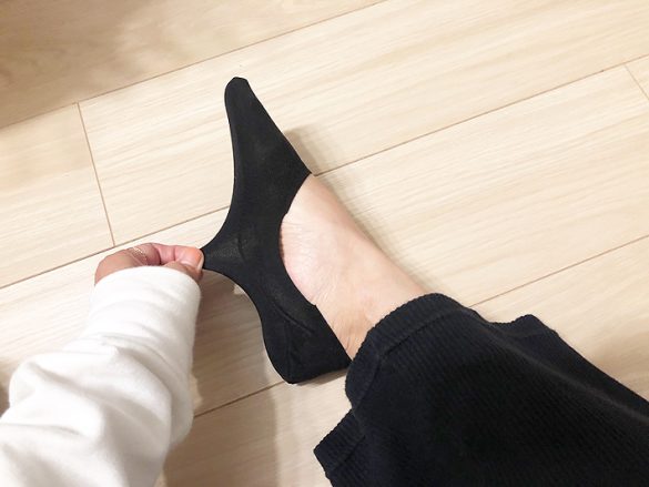 岡本【脱げないココピタ HEATフットカバー 深履きタイプ】