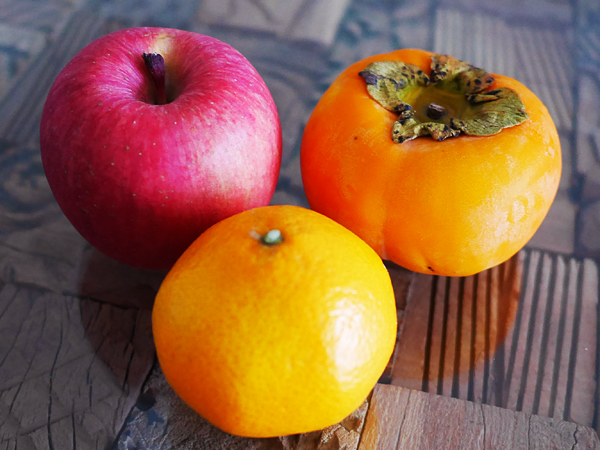 みかん、柿、りんご。 美容・ダイエットに良いのはどれ？