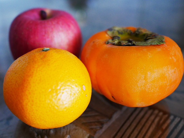 みかん、柿、りんご。 美容・ダイエットに良いのはどれ？