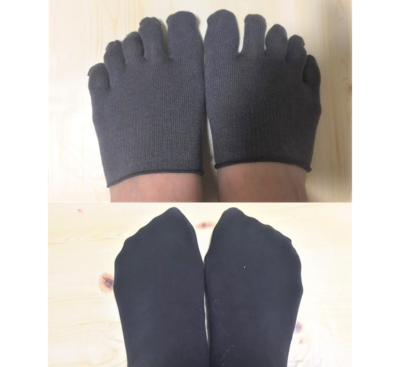 5本指ソックス×タイツの重ね履きが最強。蒸れずに温ったか～