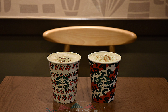 スタバ＆タリーズの季節限定ドリンク飲み比べ　スターバックスコーヒーの期間限定品