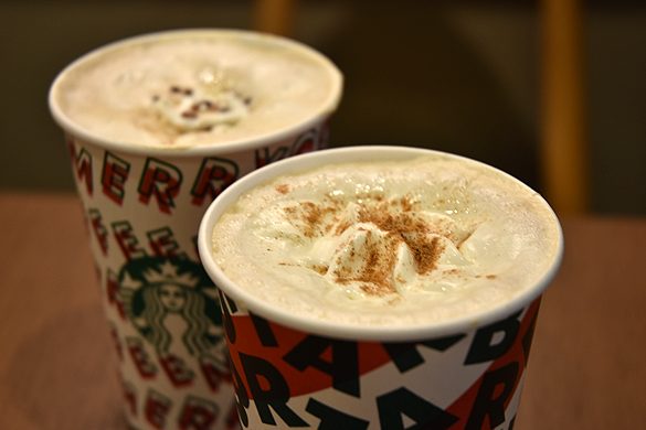 スタバ＆タリーズの季節限定ドリンク飲み比べ　スターバックスコーヒーの期間限定品