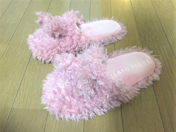 ジェラート ピケ ファーライクアニマルルームシューズ