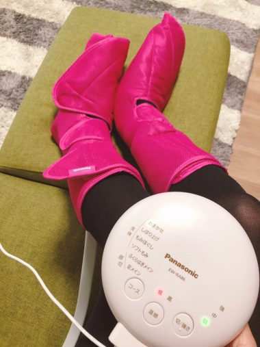 パナソニック「エアーマッサージャー レッグリフレ EW-RA89」¥22,001