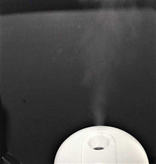 ミストが出る音も静か