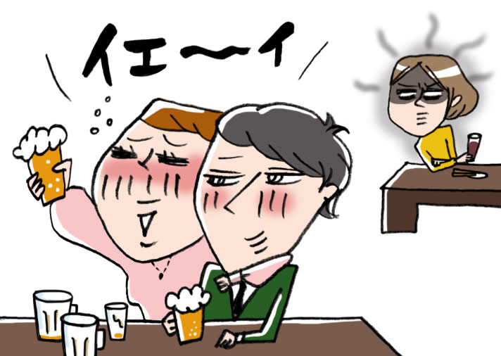 目が覚めるとホテルに。隣にいたのは…