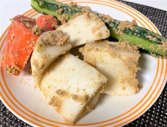 ぬかの風味がしっかりとついています