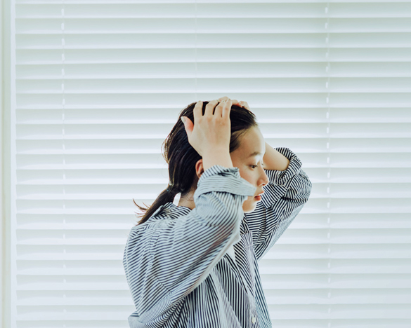 ラフなまとめ髪