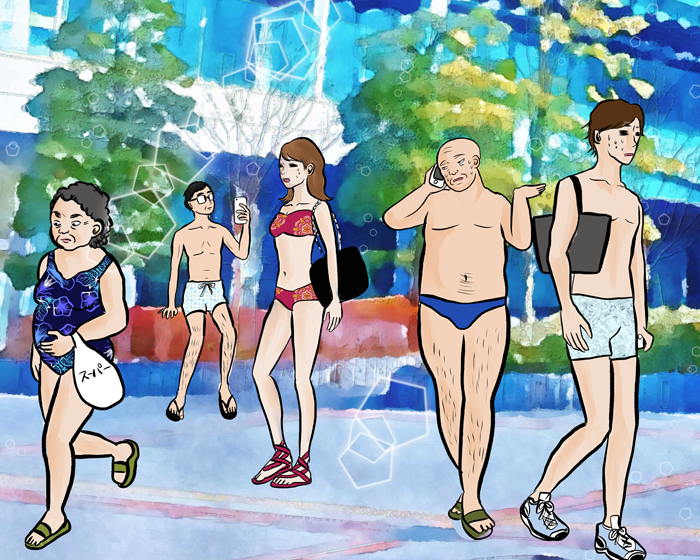 温暖化が進んでしまった2100年