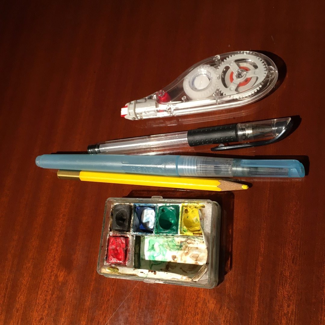 絵日記用の画材セット