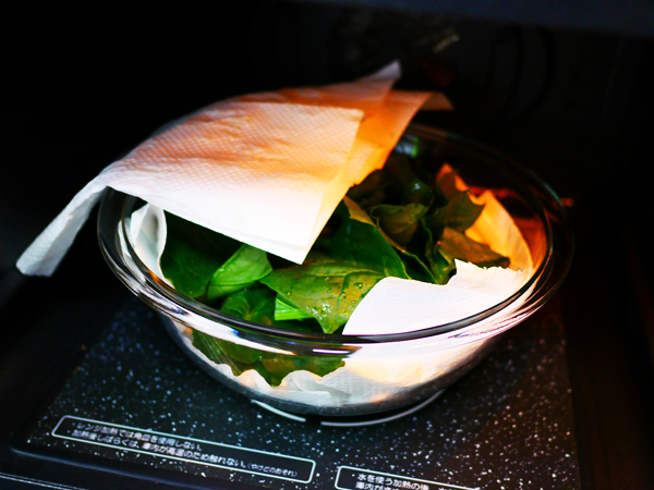 プロ級ナムルをレンチンだけで作る カンタンレシピ