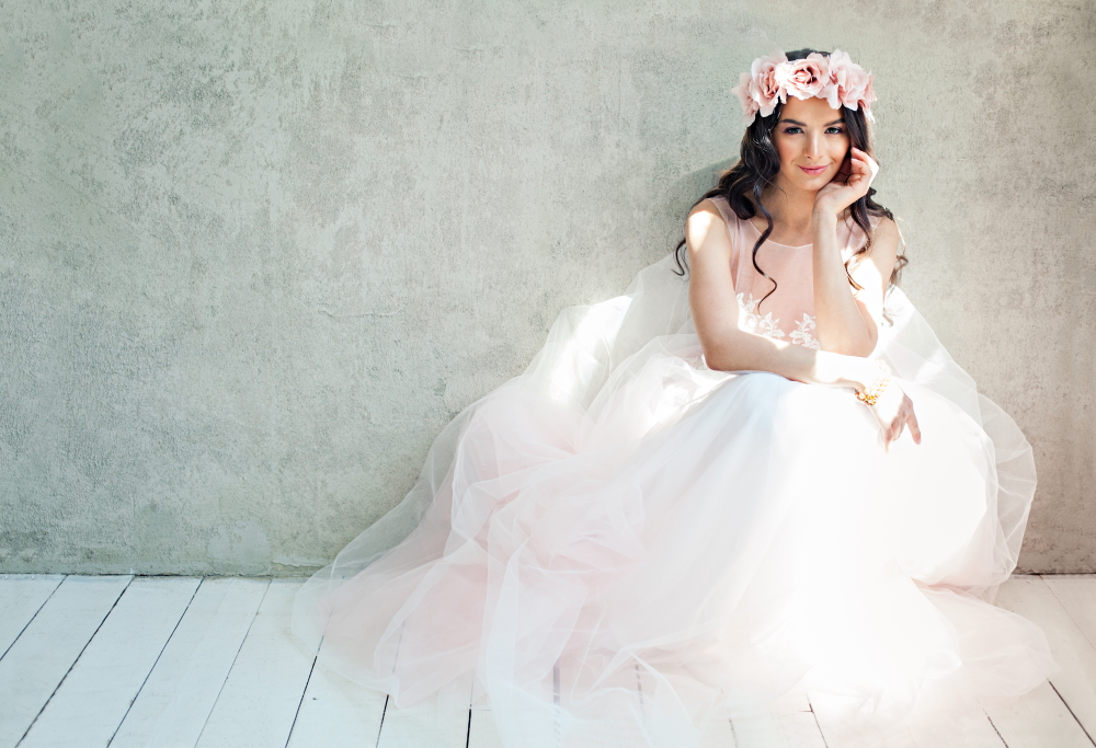 結婚式　新婦　ウェディングドレス