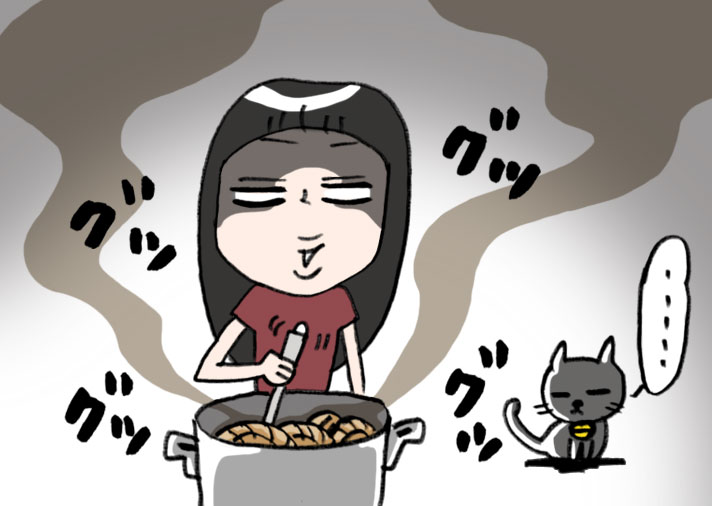 SM用の縄の手入れ中に寝落ち