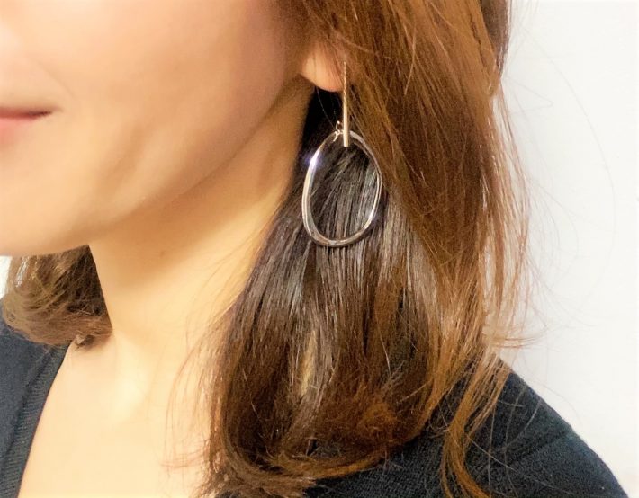 大ぶりで存在感バツグンのピアス２