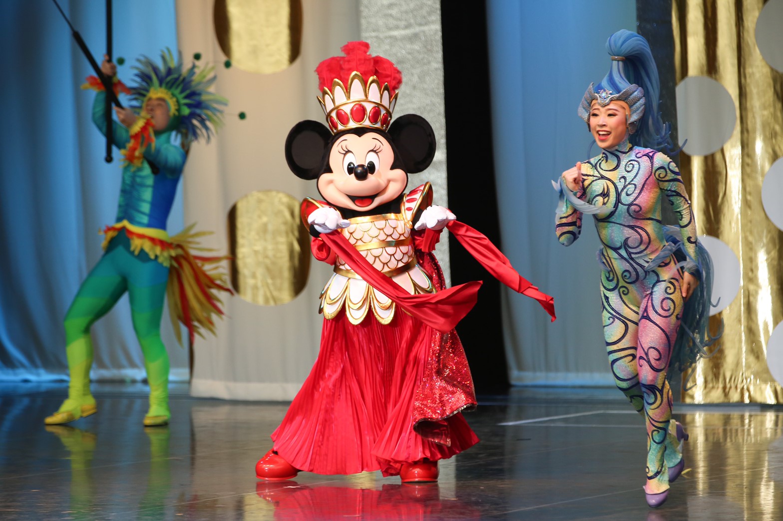 東京ディズニーランドで実施中のミニーマウスが主役の特別プログラム「ベリー・ベリー・ミニー！」