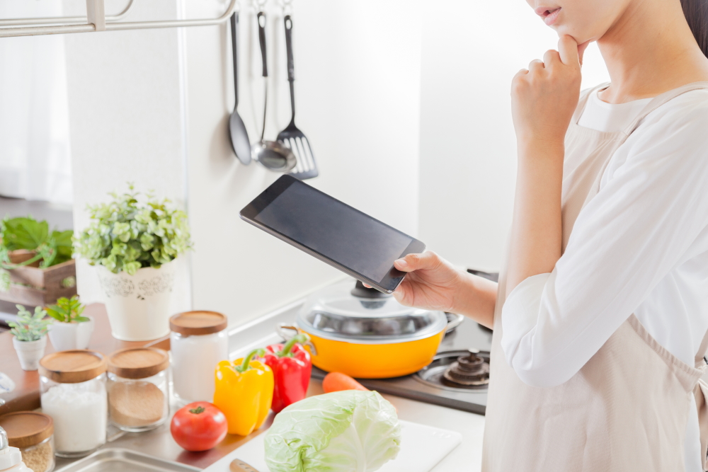 レシピ・献立に悩むお母さん