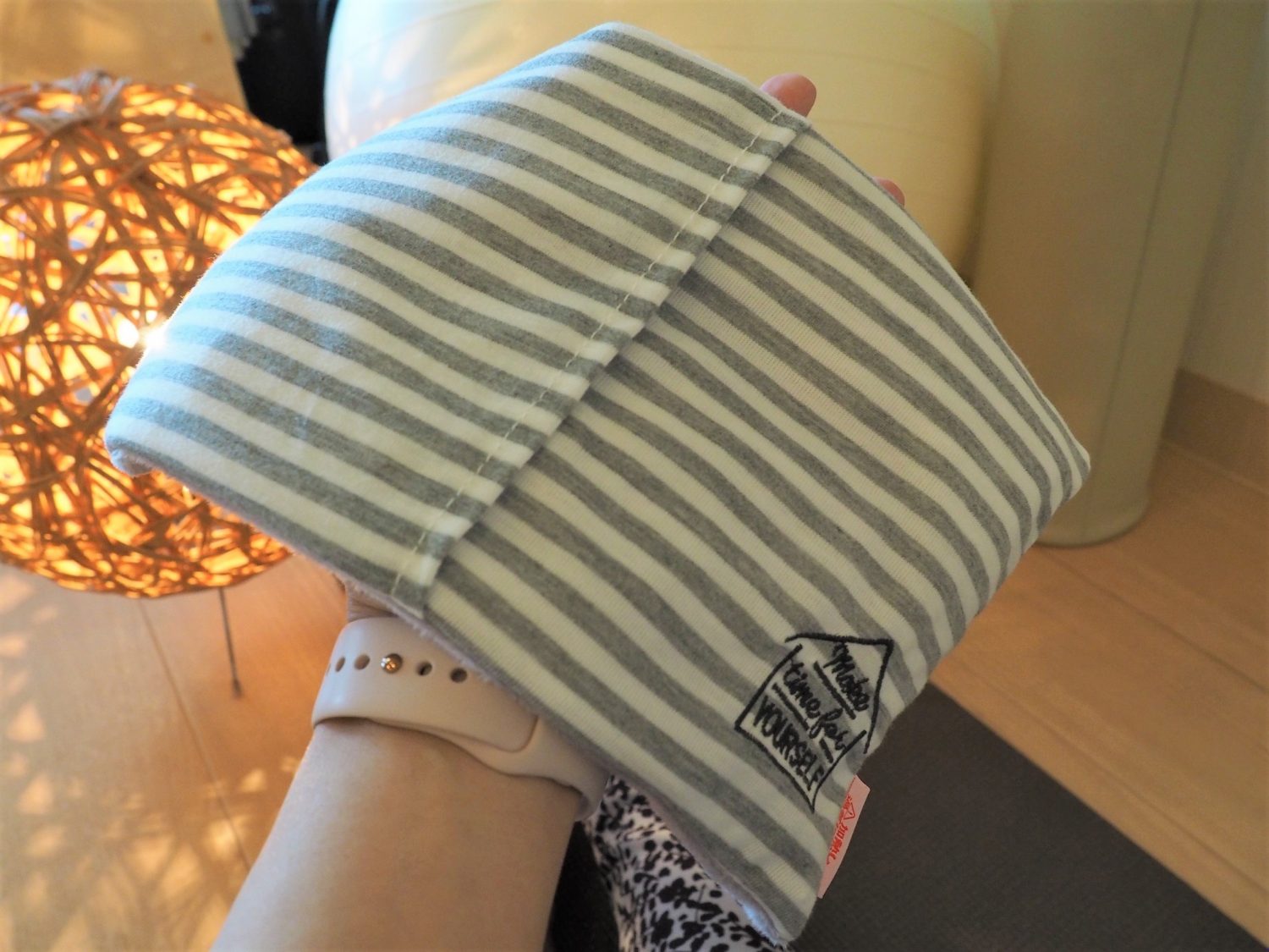 「レンジであったかボディピロー」生理痛にもよさそう