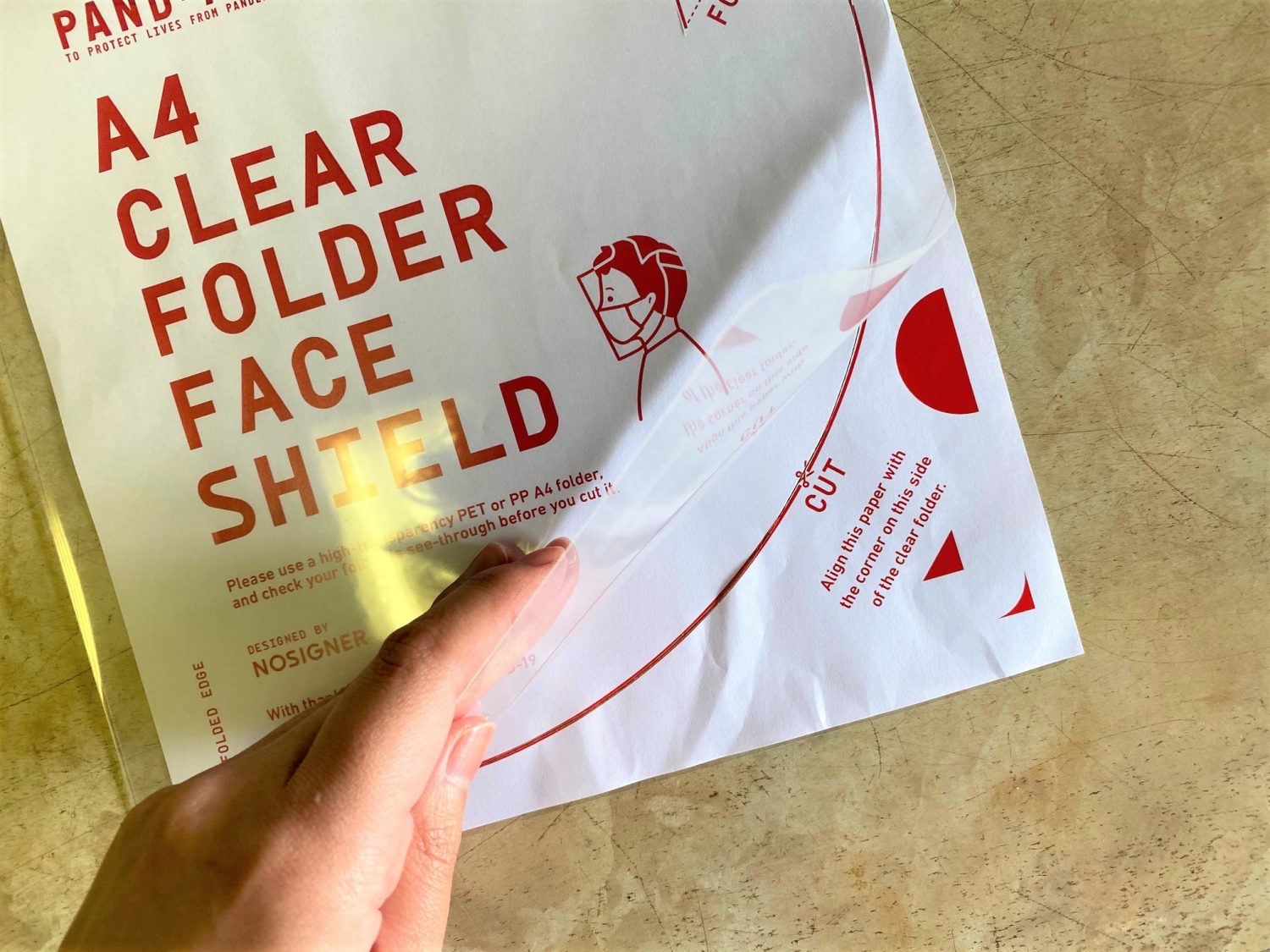 作り方は簡単！ クリアファイルの向きにご注意をその3