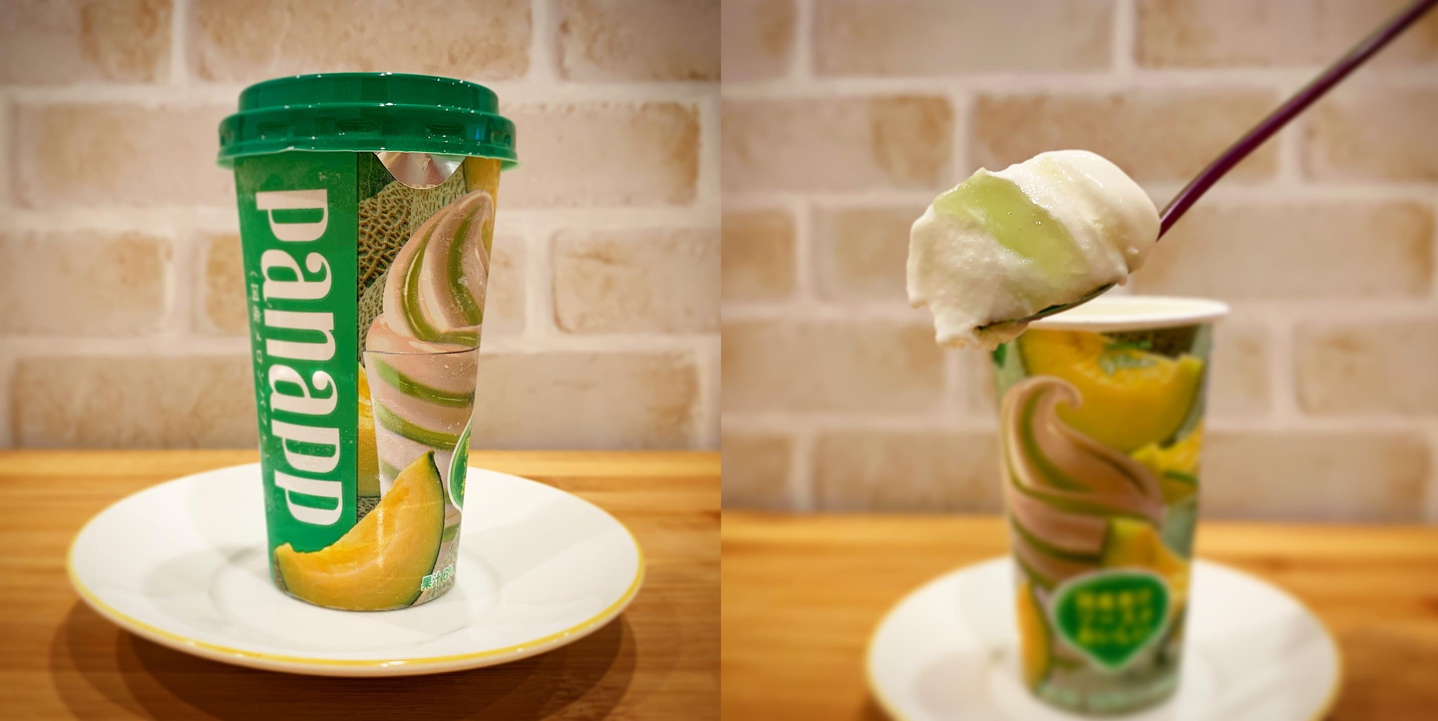 江崎グリコ「パナップ　国産メロンパフェ」