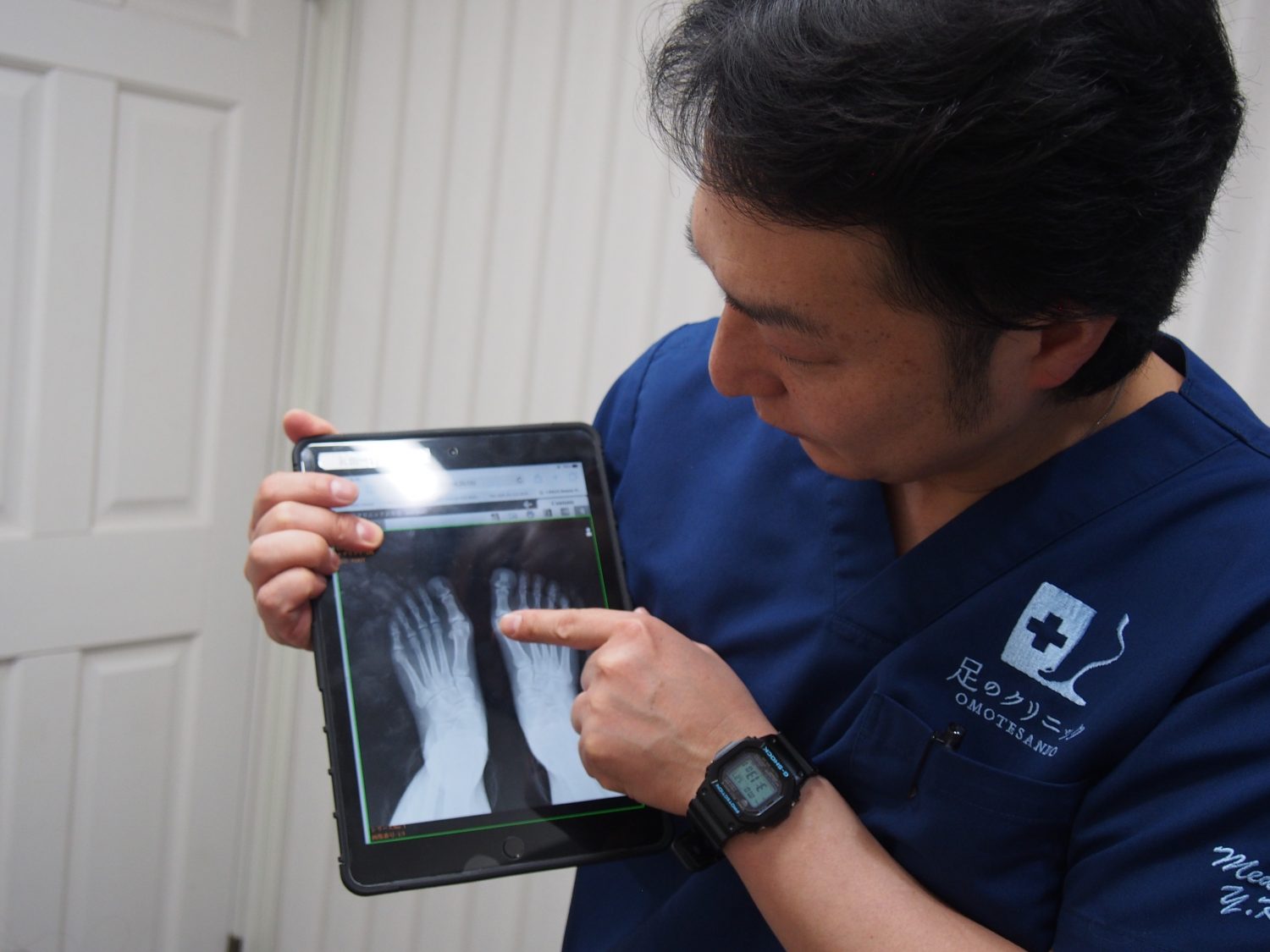 レントゲン写真と桑原先生の視診・触診