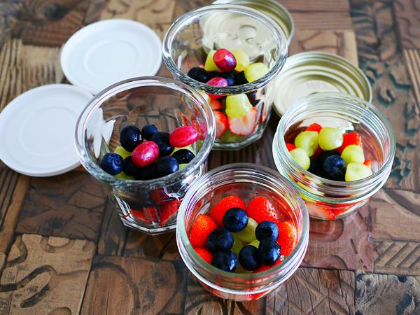 懐かしの果物ゼリー