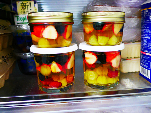 懐かしの果物ゼリー