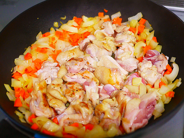 ピエトロドレッシングで作るカレー