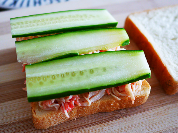 シーフードカクテルサンドイッチ