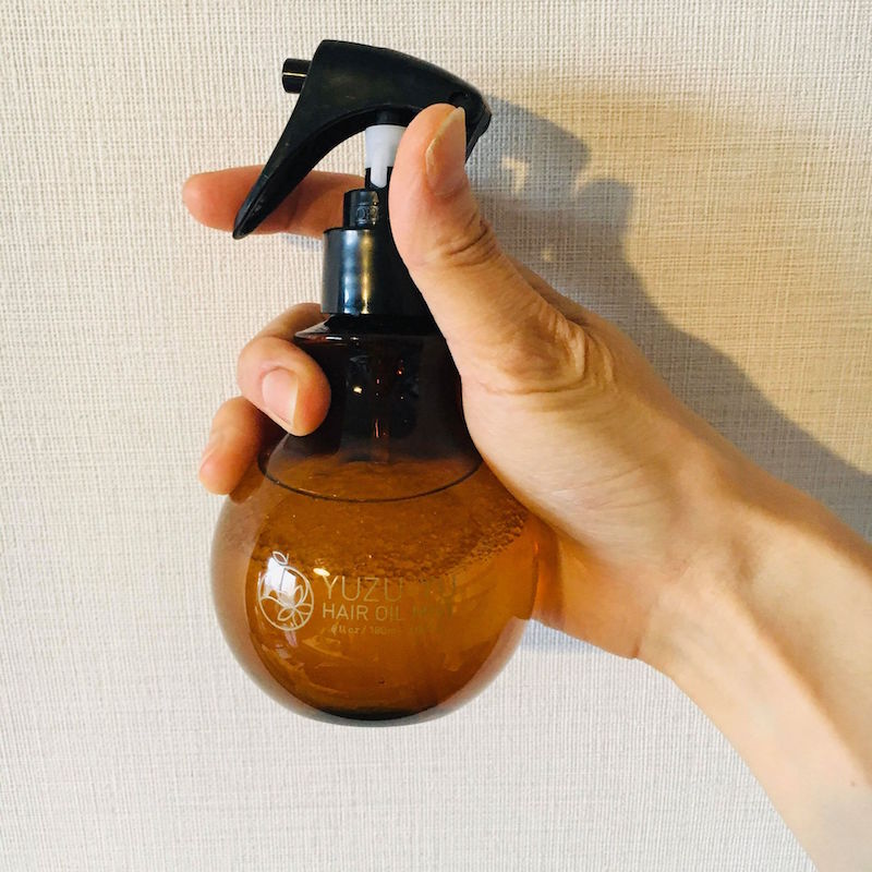 ウテナの「ゆず油無添加オイルミスト」