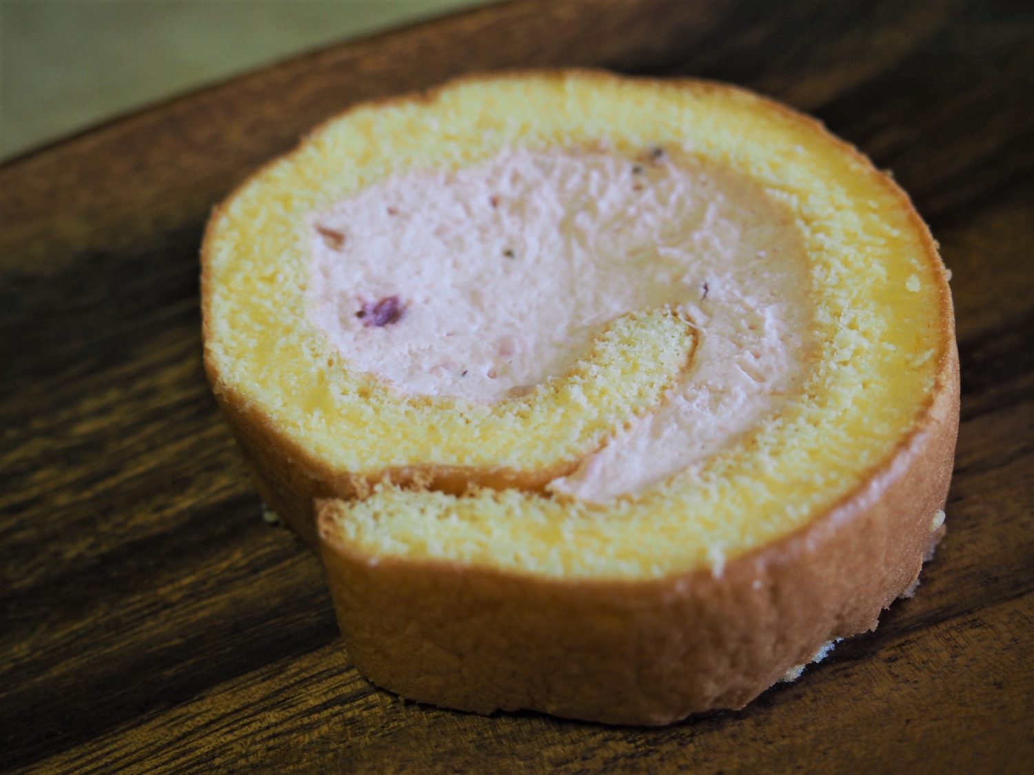 果肉入りのいちごクリームがおいしい