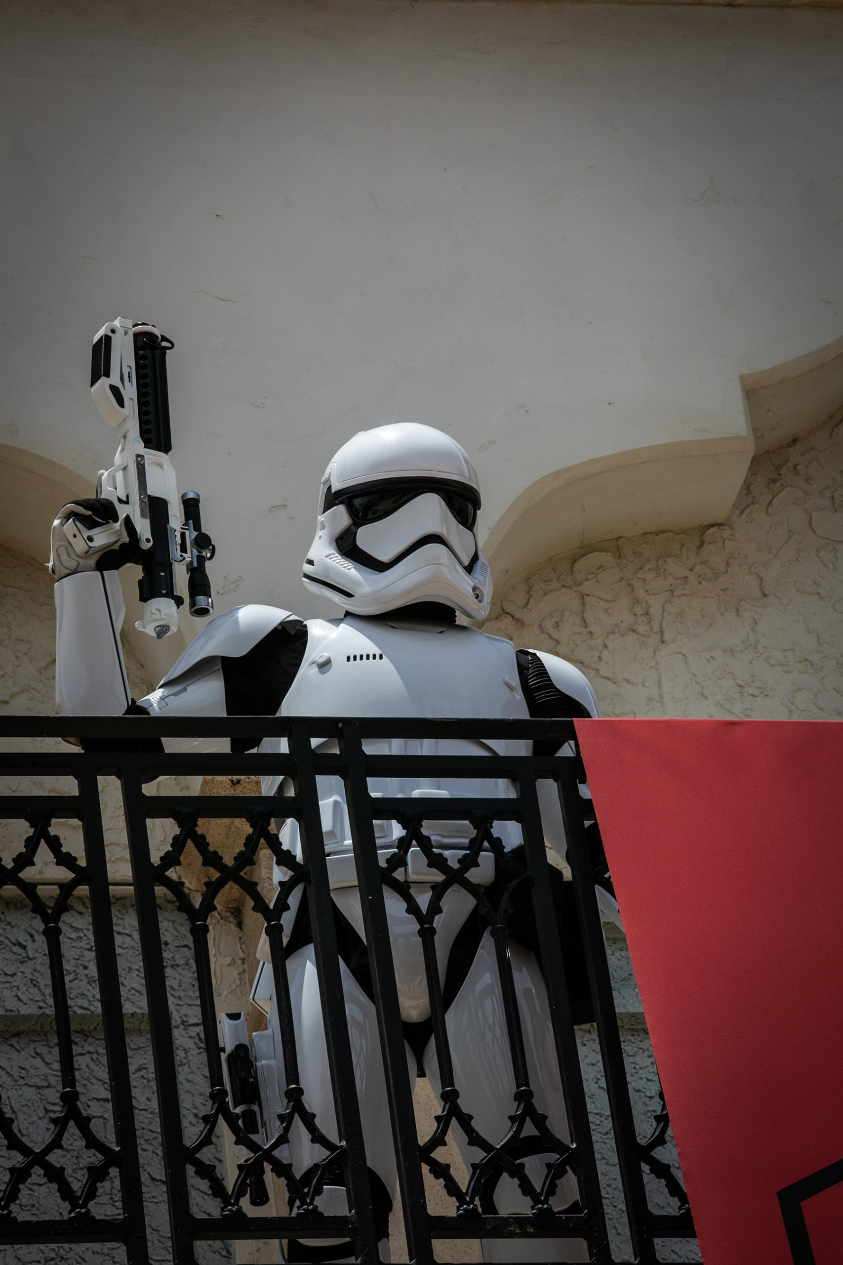 ディズニー・スプリングス内に登場したストームトルーパー
